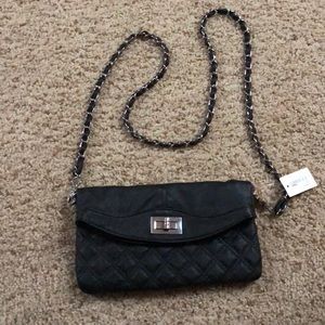 NWT Black Over the Shoulder Bag